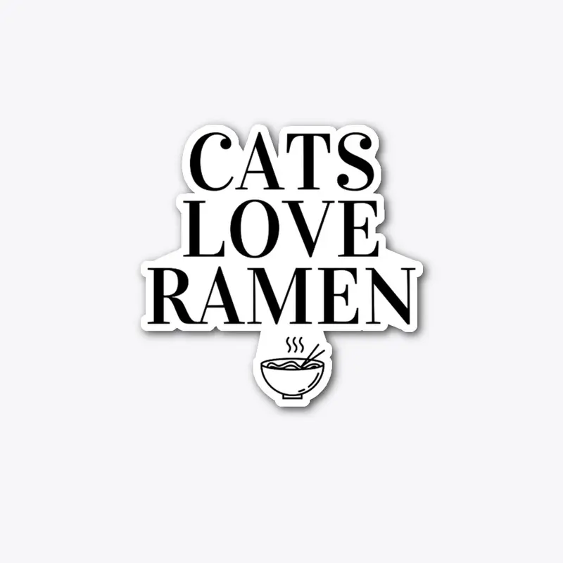 Cats Love Ramen